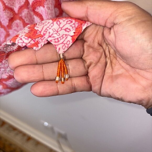 WOMEN'S ROBERTA ROLLER RABBIT COVERUP TUNIC SHIRT Jemina Kurta XS - Picture 8 of 9